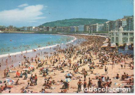 Postcards: Postal E04497: Vista general de la playa, San Sebasti&aacute;n - Varios