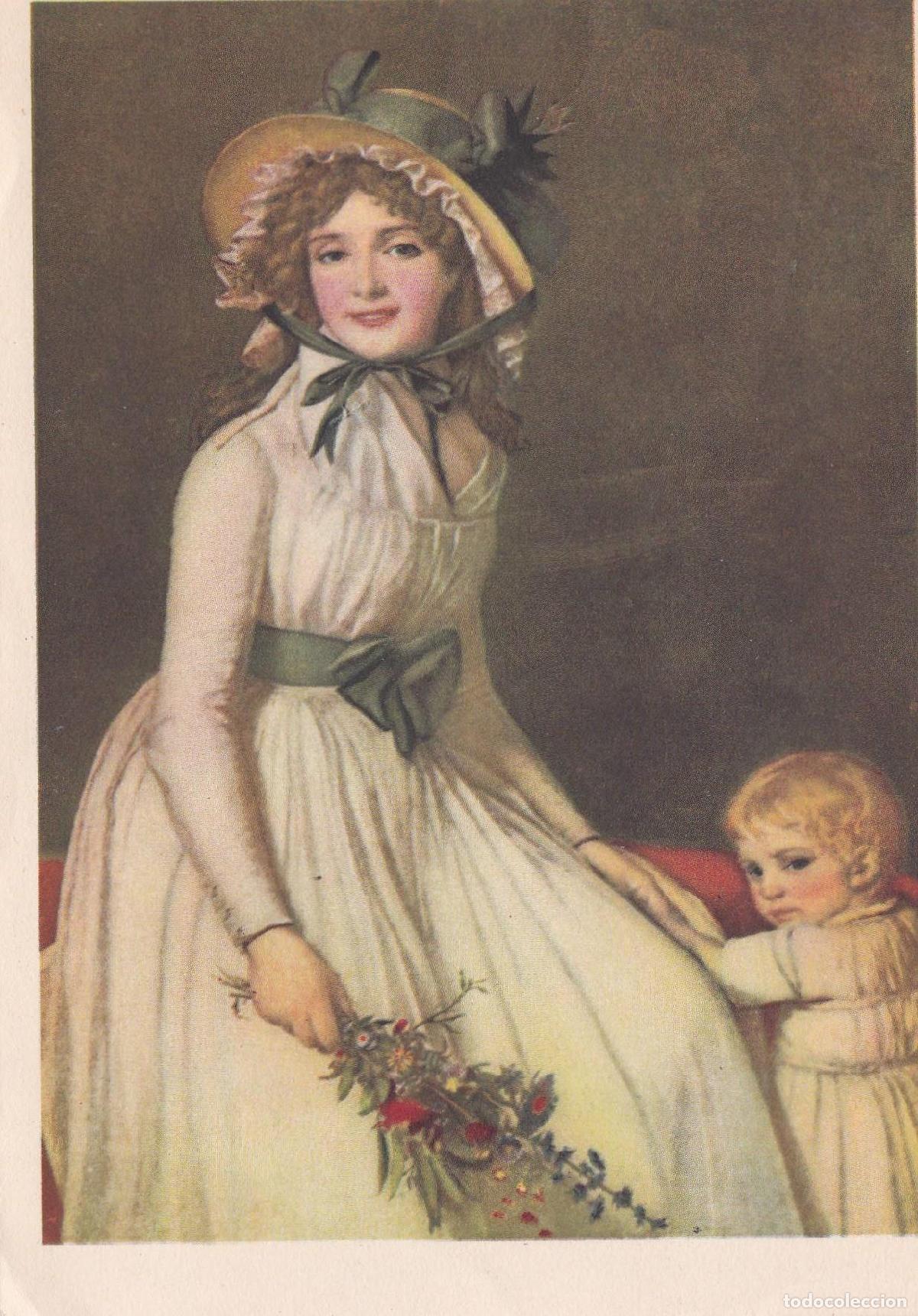 Postales: POSTAL B9517: RETRATO MADAME SERIZIAT. JACQUES-LOUIS DAVID - Varios