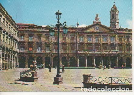 Postkarten: Postal E04490: Plaza de Espa&ntilde;a. Ayuntamiento, Vitoria - Varios