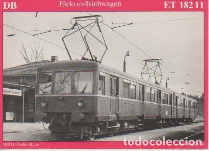 Postales: Postal E03055: E 11lektro-Triebwagen ET 182 - DB/Engels