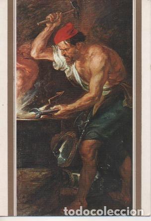 Postales: Postal E02595: Vulcano forjando los rayos e J&uacute;piter, Rubens, Museo del Prado - Varios - Foto 1