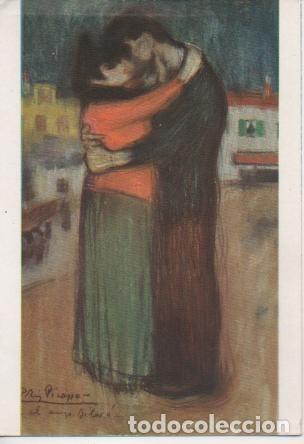 Postales: Postal E02648: El Abrazo, Pablo Picasso, Museo Picasso, Barcelona - Varios
