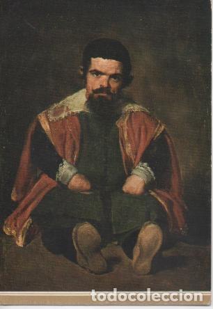 Postales: Postal E02574: El Buf&oacute;n Don Sebasti&aacute;n de Morra, Velazquez, Museo del Prado - Varios