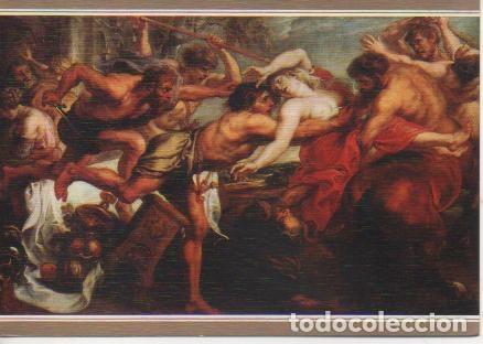 Cartes Postales: Postal E02533: El Rapto de Hipodamia o Lapitas y Centauros, Rubens, Museo del Prado - Varios