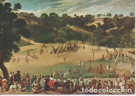 Postales: Postal E02743: Cacer&iacute;a de Jabalies en el Hoyo, Copia de Velazquez, Museo del Prado - Varios