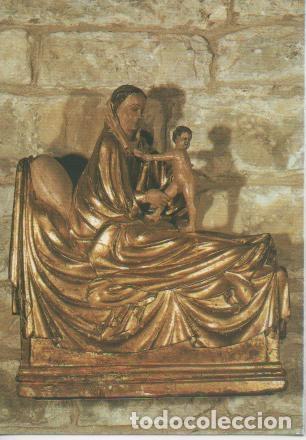 Postcards: Postal E02687: Nacimiento, Fragmento retablo de la Virgen, siglo XV Catedral de Jaca - Varios