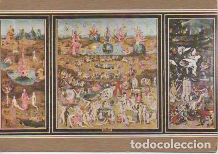 Postkarten: Postal E02745: El Jard&iacute;n de las Del&iacute;cias, El Bosco, Museo del Prado - Varios