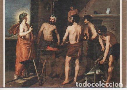 Postais: Postal E02708: La Fragua de Vulcano, Diego Vel&aacute;zquez, Museo del Prado - Varios