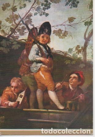 Postales: Postal E02712: Muchachos jugando a los soldados, F.de Goya, Museo del Prado - Varios