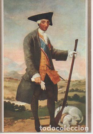 Cartoline: Postal E02713: Carlos III Cazador, F. de Goya, Museo del Prado - Varios