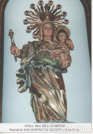 Postcards: Postal E03101: Ntra.Sra. De la Nieves Patrona de San Quintin de Mediona (Barcelona) - A.Masachs Llop