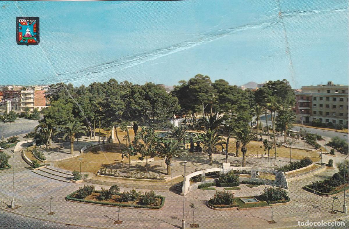 Cartes Postales: POSTAL B10426: CARTAGENA: PLAZA DE ESPA&Ntilde;A - Varios