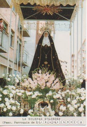 Postales: Postal E03360: La Soledad Dolorosa (Paso. Parroquia de Sta. Eulalia) Segovia - FR.J.A.Llorente Esp&iacute;n