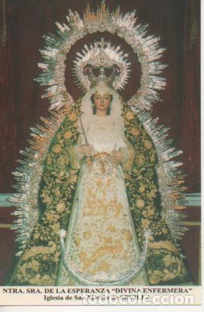 Postcards: Postal E03242: Ntra. Sra. De la Esperanza Divina Enfermera&rdquo; Iglesia de San Mart&iacute;n de Sevilla&rdquo; - A.Ro