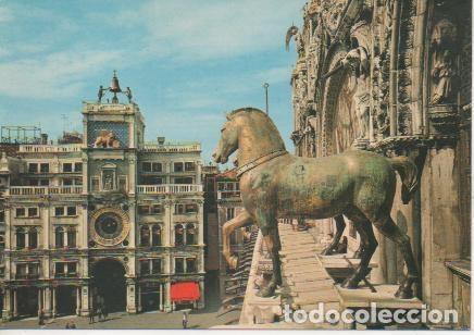 Cartoline: Postal E05403: Cavalli e Torre dell'Orologio, Venezia - Varios