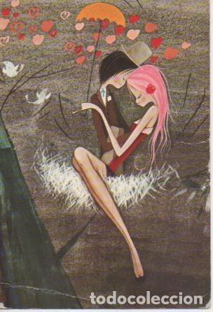 Cartoline: Postal E05600: Dibujo de postal romantica - Varios