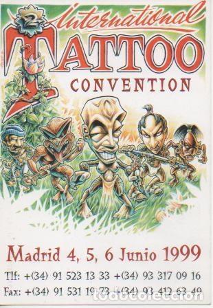 Cartoline: Postal E05515: InternationalTatttoo Convention, Madrid 4,5,6 Junio 1999 - Varios