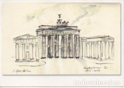 Postkarten: Postal E05418: Branderburger Tor - Juan L&oacute;pez