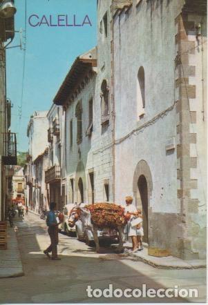 Cartoline: Postal E04988: Calle t&iacute;pica de Calella de Mar - Varios