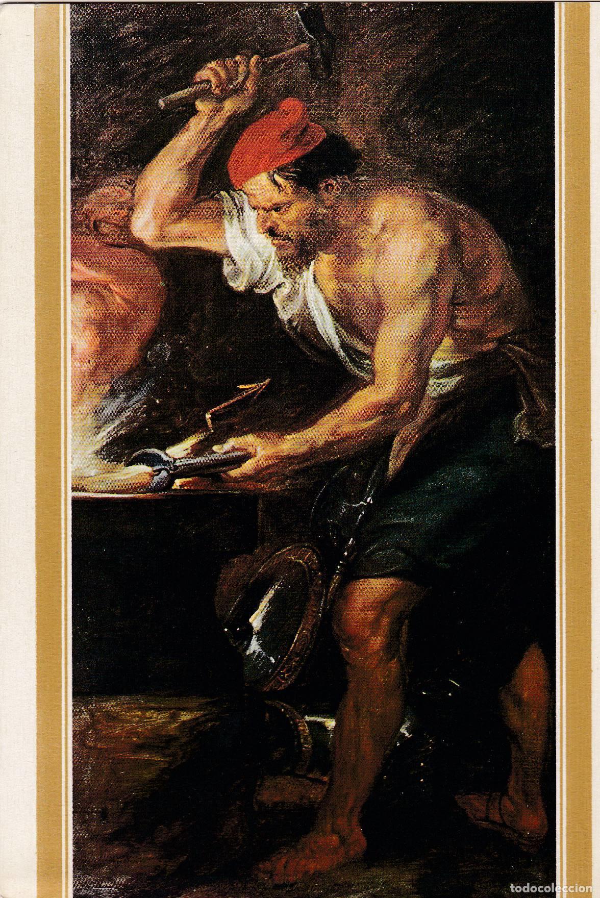 Cartoline: POSTAL B10976: RUBENS: VULCANO FORJANDO RAYOS PARA JUPITER. OLEO - Varios