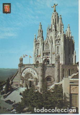 Postais: Postal E04956: Templo Expiatorio. Tibidabo, Barcelona - Varios