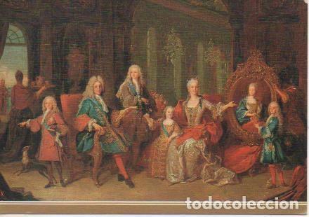 Postales: Postal E04861: La Familia de Felipe V. Ranc, Museo del Prado - Varios