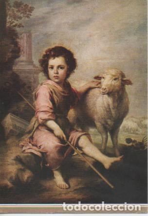 Postales: Postal E04874: El Buen Pastor. Murillo, Museo del Prado - Varios