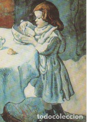 Cartoline: Postal E04889: Le gourmet. Pablo Picasso, Washingtin, National Gallery of Art - Varios