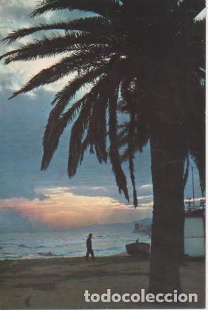 Postales: Postal E05019: contraluz en la playa, Premi&agrave; de Mar - Varios