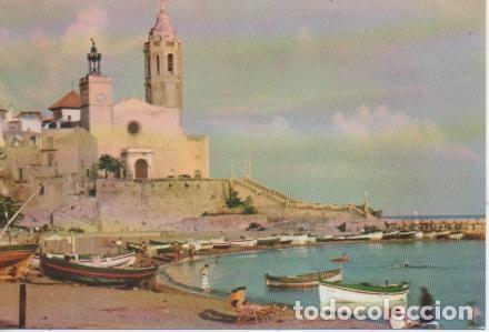 Postais: Postal E05056: La Iglesia, Sitges - Varios