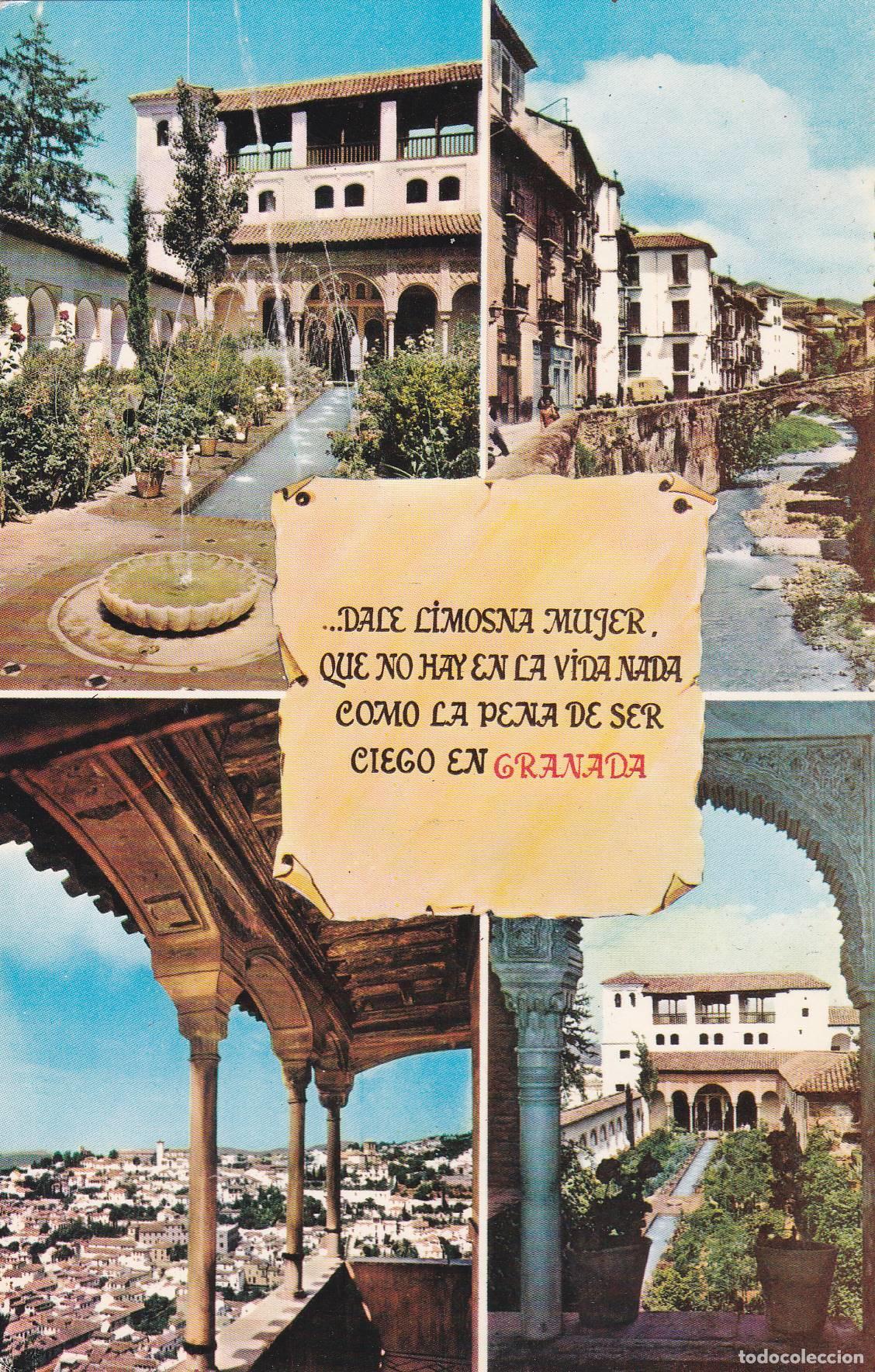 Postkarten: POSTAL B11205: GRANADA: DIVERSOS ASPECTOS - Varios
