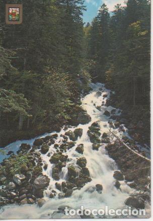Postkarten: Postal E06271: Vall d'Aran. Artiga de Lin. Cascada de Joeu. Pirineu Catal&agrave;. Lleida - Varios