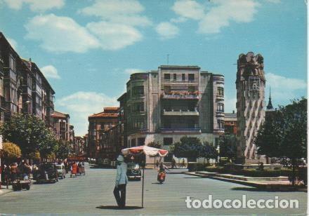 Postais: Postal E06158: Monumento al General Yag&uuml;e y calle del Marqu&eacute;s de Vadillo. Soria - Varios