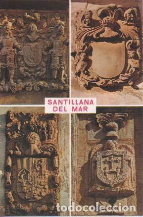 Postcards: Postal E06231: Blasones de Santillana del Mar. Santander - Varios