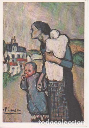 Postales: Postal E06518: La m&egrave;re 1901. Picasso - Varios - Foto 1