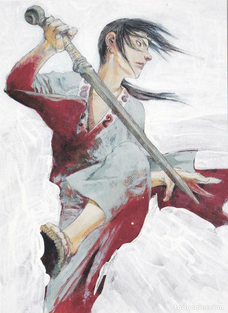 Cartoline: POSTAL B11482: POSTCARD BOOK. LA ESPADA INMORTAL. HIROAKI SAMURA. DIVERSOS ASPECTOS - Varios