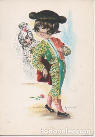 Postales: Postal E06600: Postal Vintage, ni&ntilde;o vestido de torero - Gallarda