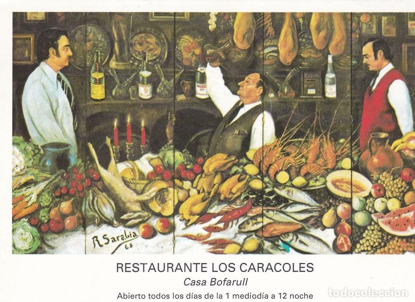 Postkarten: POSTAL B11604: RESTAURANTE LOS CARACOLES. BARCELONA - Varios