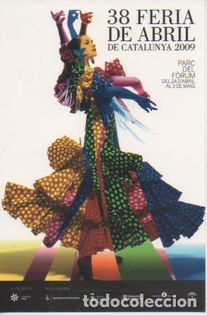 Cartes Postales: Postal E05850: Cartell de Xevi Muntan&eacute;- Barcelona Feria de Abril de Catalunya <acorde&oacute;n> - Varios