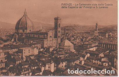 Postales: Postal E05648: FIRENZE-La Cattedrale vista dalia Cupola della Cappella de'Principi a S. Lorenzo - Va