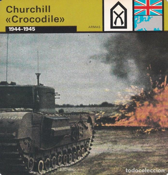 Postales: FICHA ARMAS: CHURCHILL CROCODILE. 1944-1945 - Varios