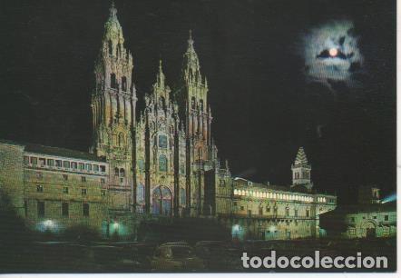 Postales: Postal E05936: Aspecto nocturno de la Catedral. Santiago de Compostela - Varios