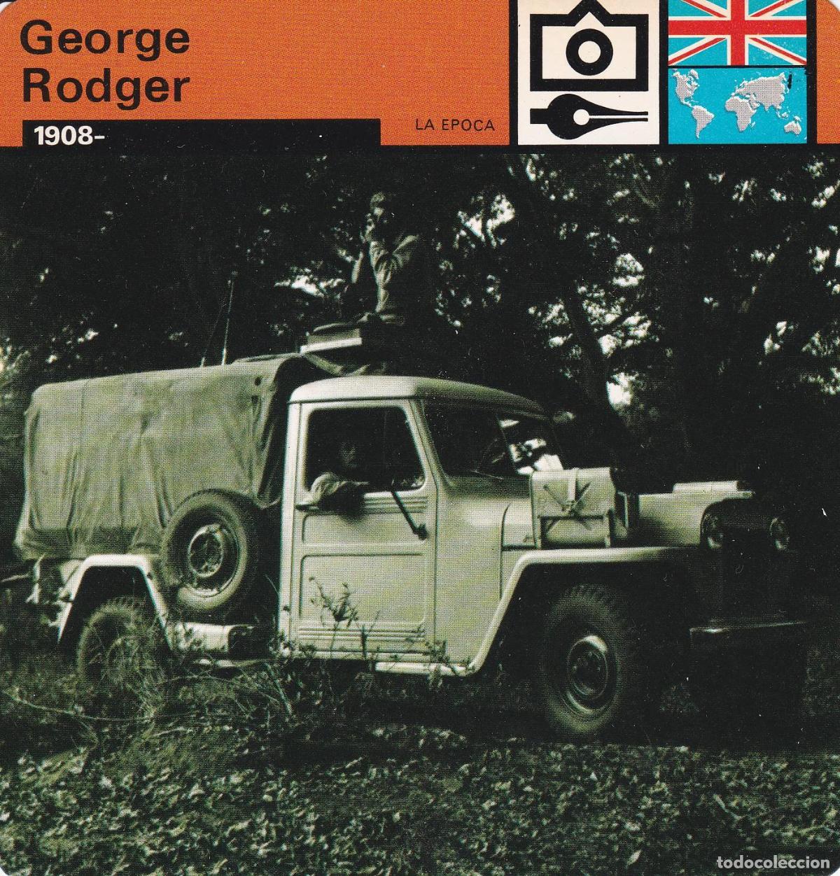 Cartoline: FICHA LA EPOCA: GEORGE RODGER. 1908 - Varios