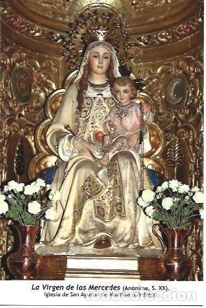 Postales: POSTAL A1273: La Virgen de las Mercedes. Iglesia de San Agustin de Montilla, Cordoba - NULL