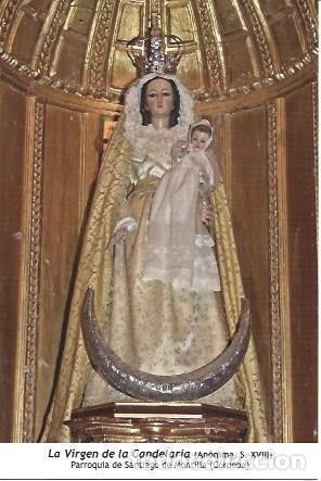 Postales: POSTAL A1261: La Virgen de la Candelaria. Parroquia de Santiago de Montilla, Cordoba