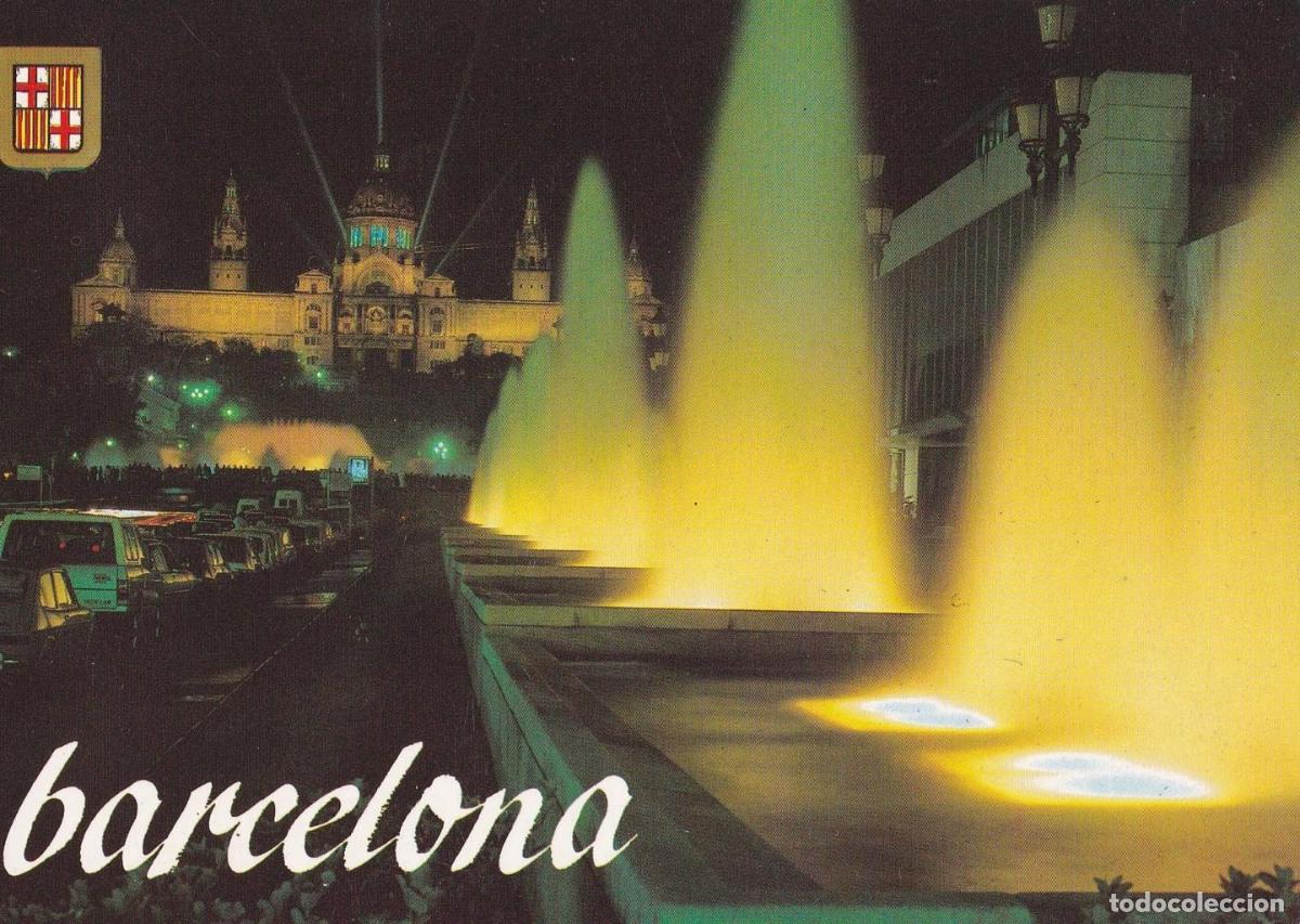 Postkarten: POSTAL B11711: BARCELONA: FUENTE LUMINOSA DE MONJU&Iuml;C. DIVERSOS ASPECTOS - NULL