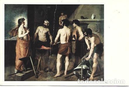Postales: POSTAL L00510: La fragua de Vulcano, por Velazquez