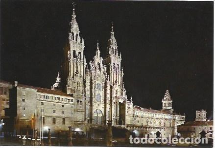 Postales: POSTAL L00376: Fachada del Obradoiro de la catedral de Santiago de Compostela