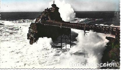 Postais: POSTAL L00387: Roca de la Virgen en Biarritz, Francia - NULL