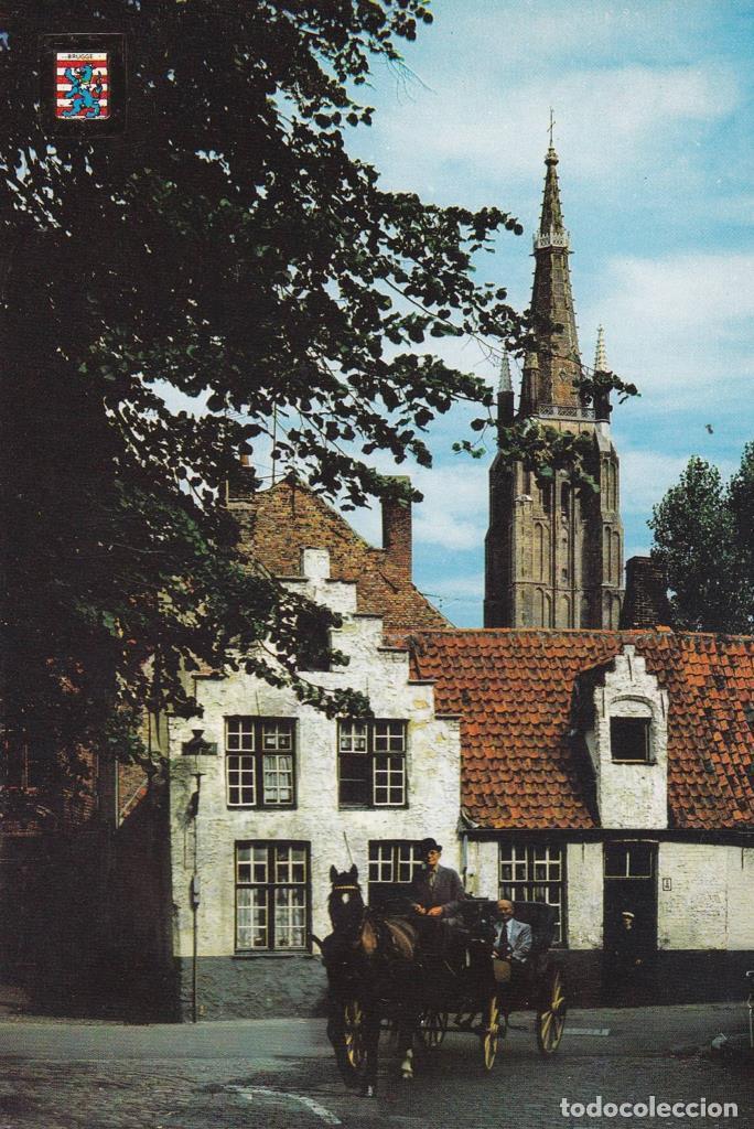 Cartoline: POSTAL B11836: BRUGGE: PLAZA DE LA IGLESIA - NULL